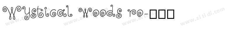 Wystical woods ro字体转换